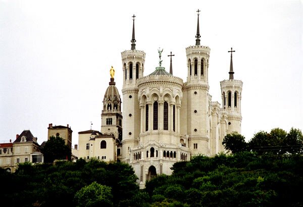 Notre-Dame de Fourviere   | Basilica of Notre-Dame de Fourviere in Lyon